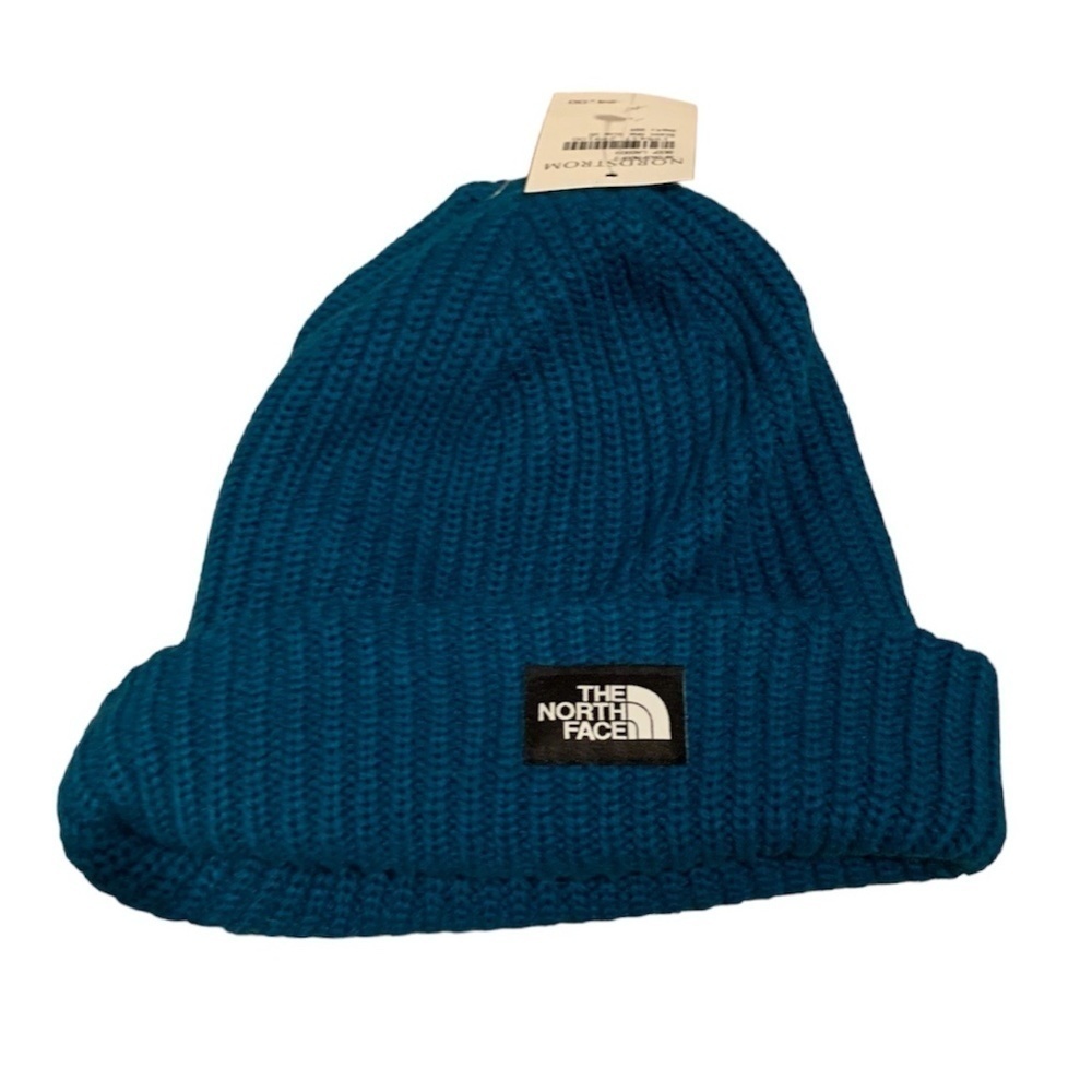 The North Face Youth Salty Beanie in Deep Lagoon NWT